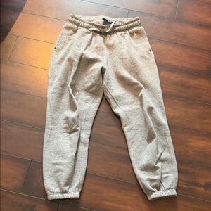 Polo by Ralph Lauren Gray Drawstring Jogger Sweatpants